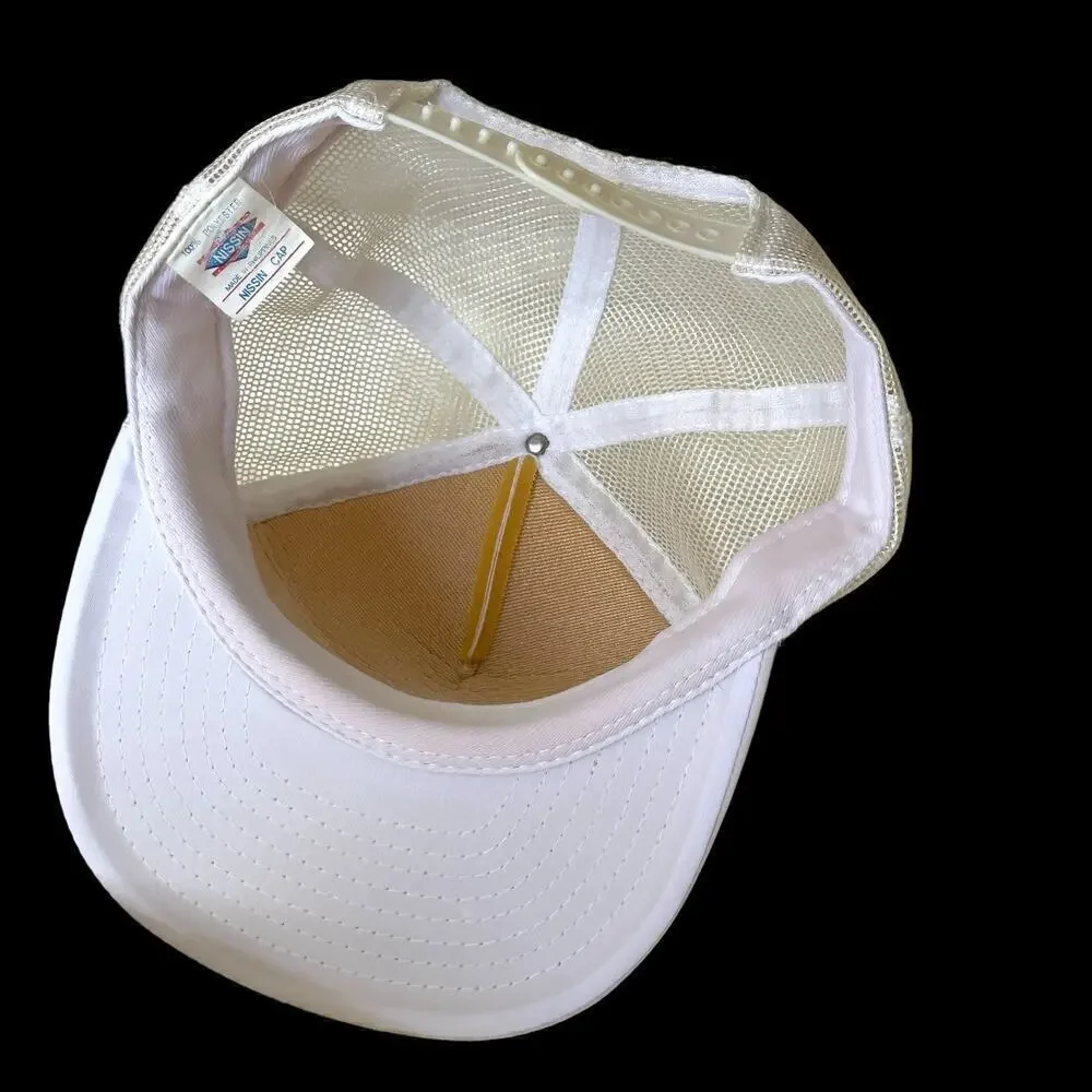 The Mocker 1980’s Foam White Rope Front Vintage Baseball Trucker Hat Nissin OOAK